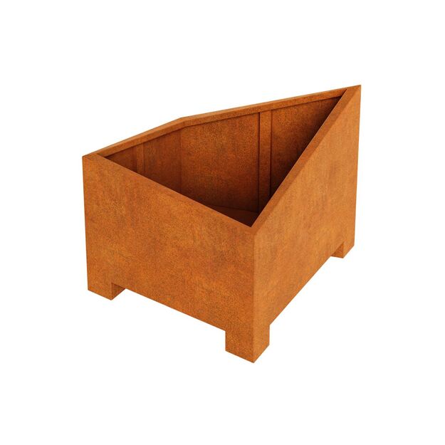 City steel planter Corten BDG 2