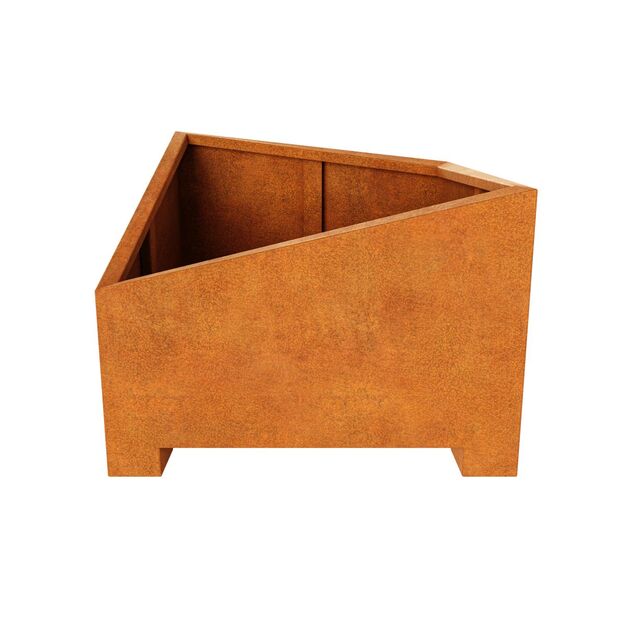 City steel planter Corten BDG 2