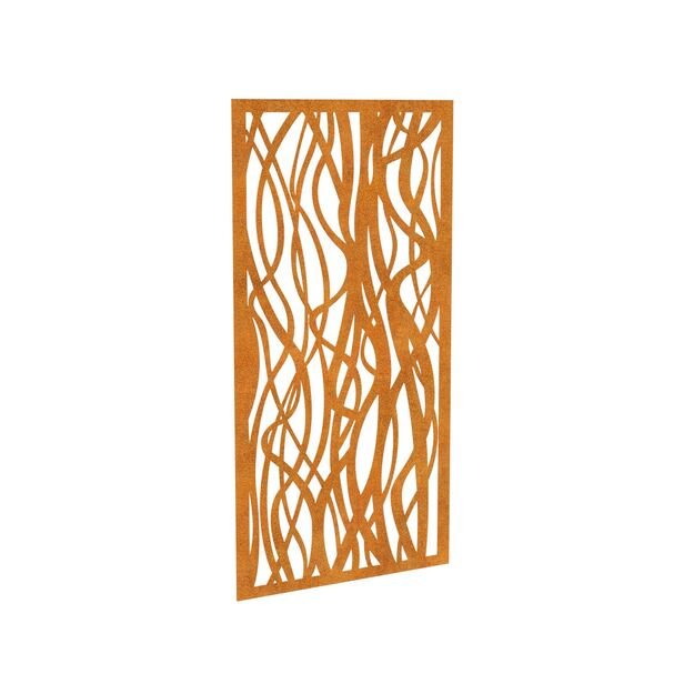 Corten openwork garden panel DECORA 9