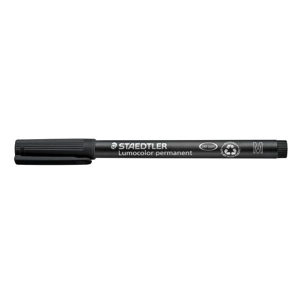 Žymeklis STAEDTLER OHP LUMOCOLOR 317/318, 1,0 mm, JUODA