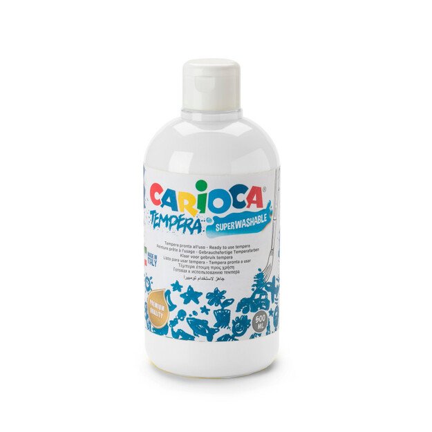 Dažai buteliuke CARIOCA, 500 ml, balta sp.