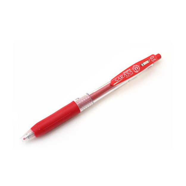 Automatinis rašiklis ZEBRA SARASA CLIP, 0,5 mm, raudona