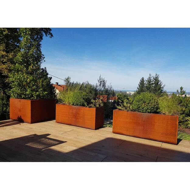 Corten vazonas LARGO 7