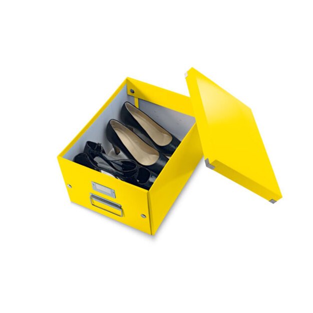 Archyvavimo dėžė LEITZ WOW, sudedama, A4, 200 x 281 x 370 mm, geltona sp.