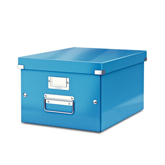 Archyvavimo dėžė LEITZ WOW, sudedama, A4, 200 x 281 x 370 mm, šviesiai mėlyna