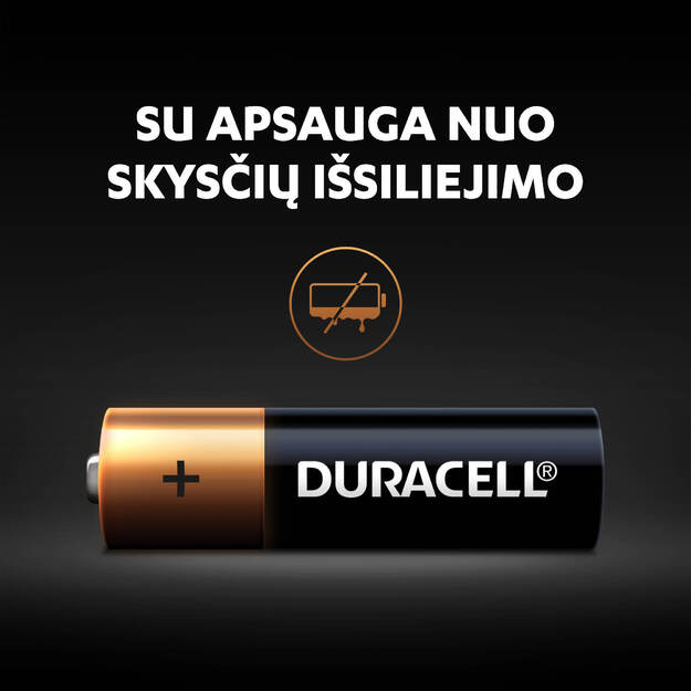 Baterijos DURACELL AA, LR6, 2vnt