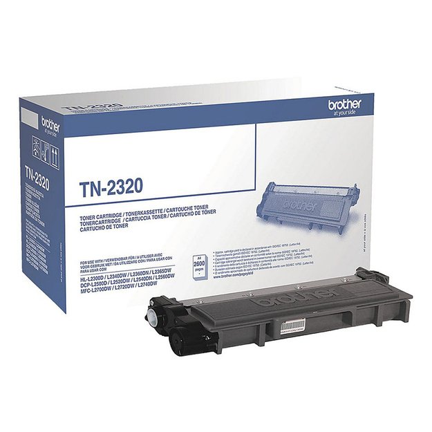Brother TN-2320 (TN2320), juoda kasetė lazeriniams spausdintuvams, 2600 psl.,analogas