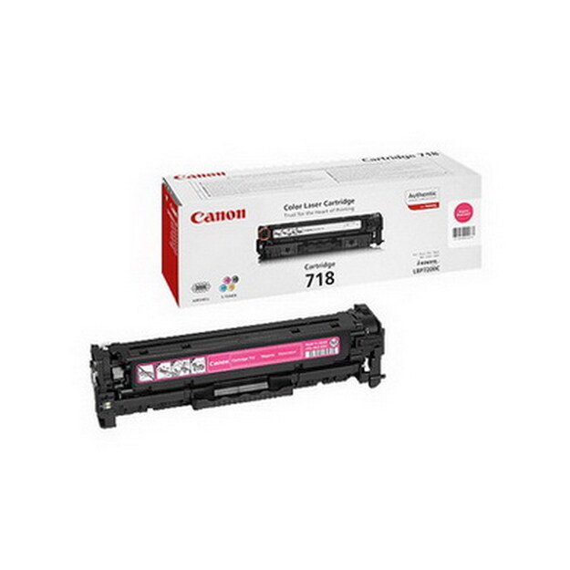 Canon CRG 718 (2660B002) purpurinė kasetė lazeriniams spausdintuvams, 2900 psl.