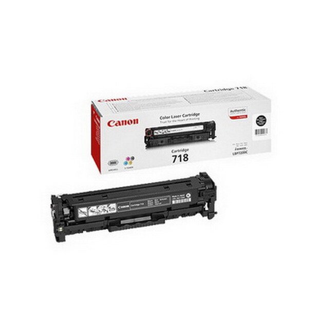 Canon CRG 718 (2662B002) juoda kasetė lazeriniams spausdintuvams, 3400 psl.