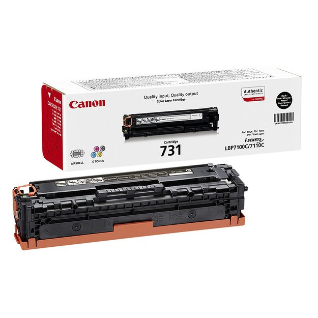 Canon CRG 731 (6272B002) juoda kasetė lazeriniams spausdintuvams, 1400 psl.