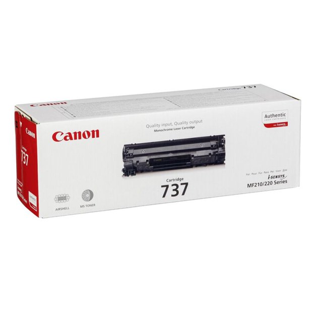 Canon CRG 737 (9435B002) juoda kasetė lazeriniams spausdintuvams, 2100 psl.