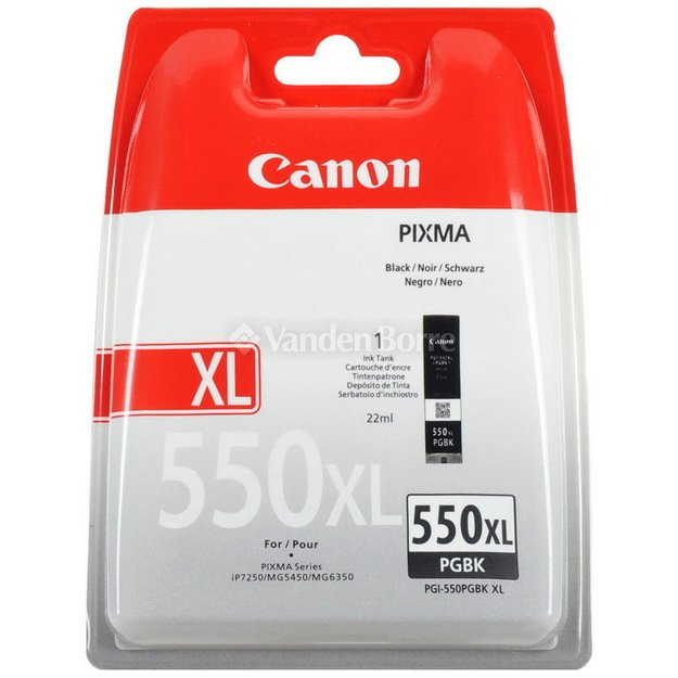 Canon PGI-550PGBKXL Dviguba pakuotė (6431B005), juoda kasetė rašaliniams spausdintuvams