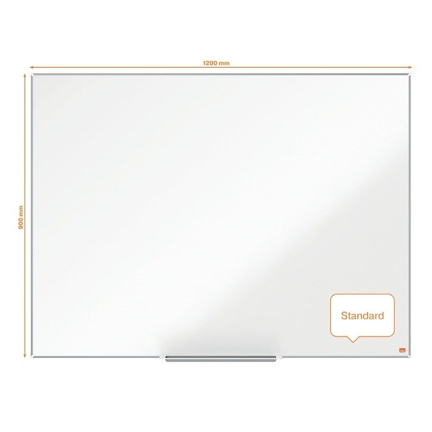 Emaliuota baltoji magnetinė lenta NOBO Impression Pro, 120x90 cm