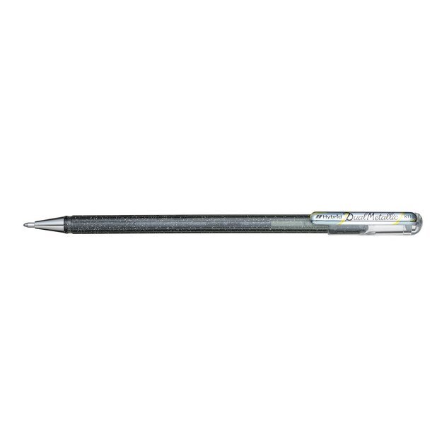 Gelinis rašiklis PENTEL Hybrid, sidabrinės sp.