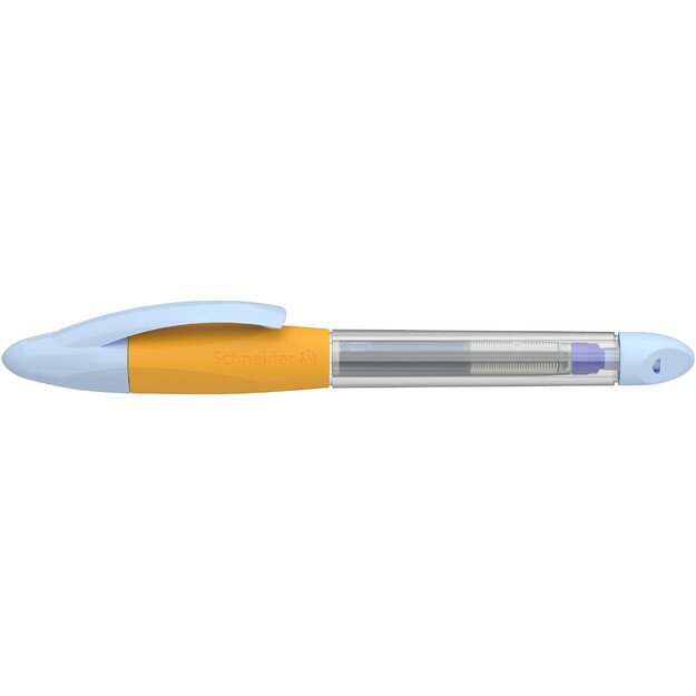 Kapsulinis rašiklis Base Ball, mėlynas, geltonas su mėlyna