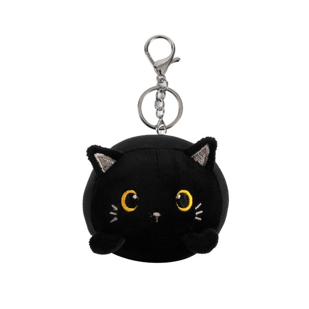 Minkštas raktų pakabukas BLACK CAT