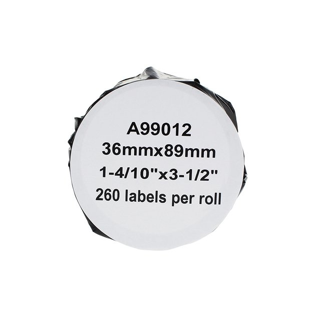 Pakaitalas Etiketės DYMO Labelwrites, 89 x 36 mm, 260 vnt., balta