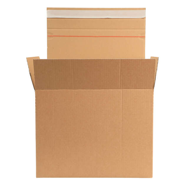 Pakavimo dėžė su lipnia juostele, 200x110x90 mm