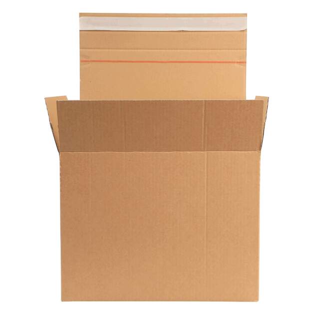 Pakavimo dėžė su lipnia juostele, 380x285x285/245/205mm