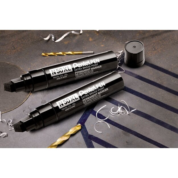 Permanentinis žymeklis Pentel Tool Pen N50XL, 7-17 mm, 1x juodas