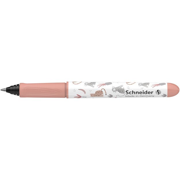Rašiklis SCHNEIDER Zippi, plastikinis rožinis korpusas, mėlynas rašalas