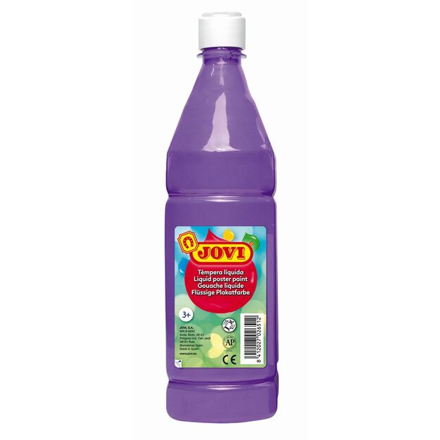 Skystas guašas buteliuke JOVI 1000 ml, violetinė sp.