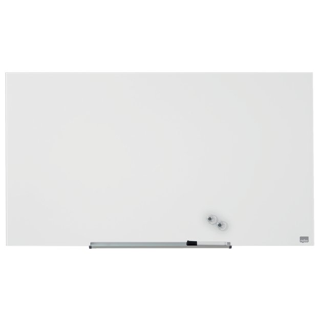 Stiklinė baltoji magnetinė lenta Nobo Impression Pro, plačiaekranė 45 , 99x56 cm