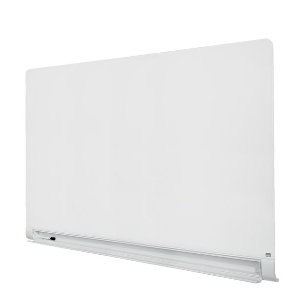 Stiklinė baltoji magnetinė lenta NOBO Impression Pro, plačiaekranė 85 , 190 x 100 cm, su apvaliais kampais