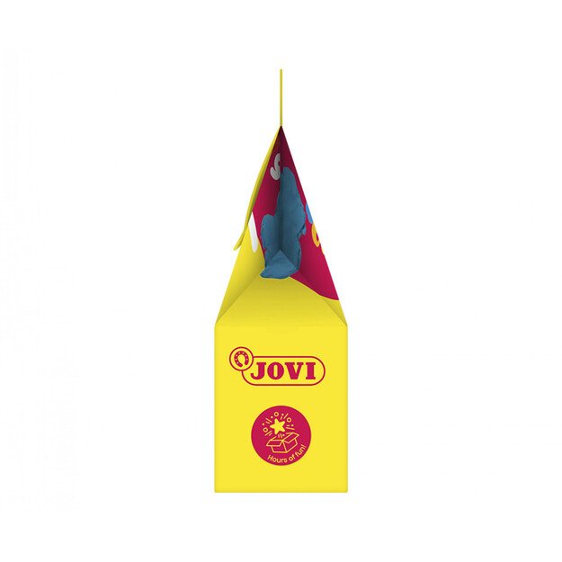 SUPER rinkinys Jovi: Plastilinas 3 blokeliai x 50 gr + 6 formelės ir 1 volelis plastilinui