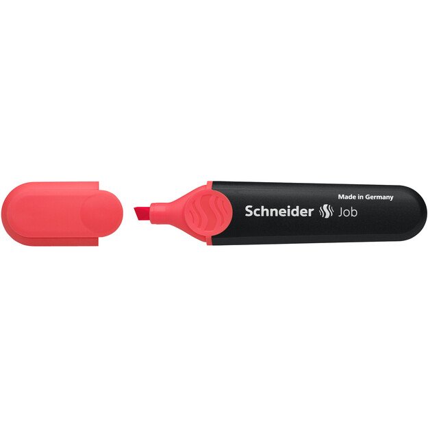 Teksto žymeklis SCHNEIDER JOB 1-5 mm, raudona sp.