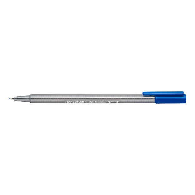 Vienkartinis rašiklis STAEDTLER TRIPLUS FINELINER 334, 0,3 mm, mėlyna