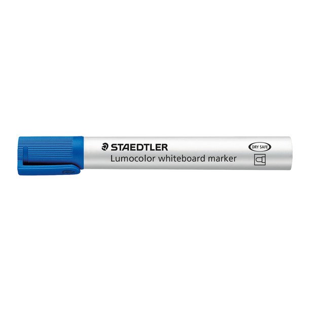 Žymeklis baltai lentai STAEDTLER LUMOCOLOR 351, 2 mm, MĖLYNA